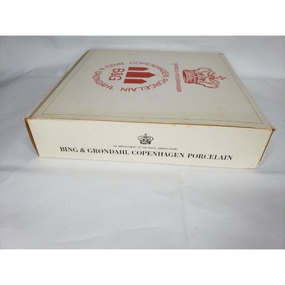 VTG Bing and Grondahl 1970 Christmas Collectors Plate Pheasants in the Snow 7 ¼” - Picture 9 of 9